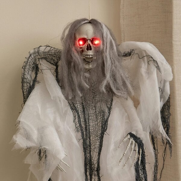 Samuel Alexander 90cm Animated Flapping Cackling Death Angel Halloween Decoration