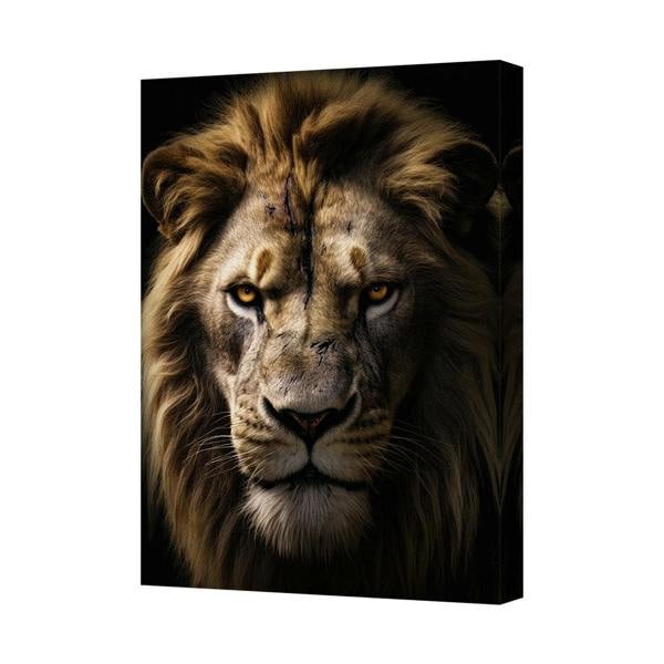 Benjamin Tate Design Canvas 6962 Lion Portrait Wall Art Print Ready To Hang