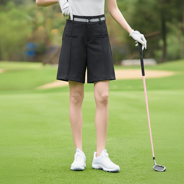 Anniou Women's Golf Shorts - Black