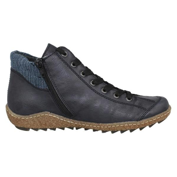 Rieker Ladies Rieker Tex Lace Up Warm Lined Ankle Boots L7514