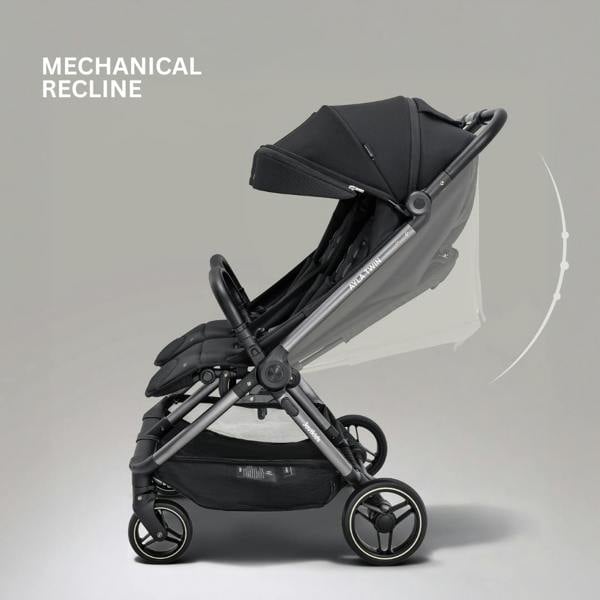 JoviKids Ayla Twin Stroller - Urban Black