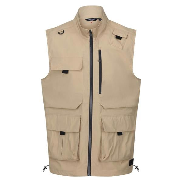 Regatta Mens Travel Light Packaway Gilet - Oat