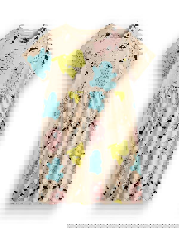 Pokemon Girls Multicoloured Multi Character 2 Pack Dress