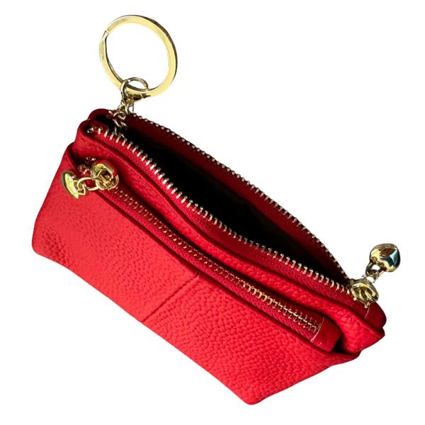 Love EMVY Italian Leather Purse with Heart Shaped Zips