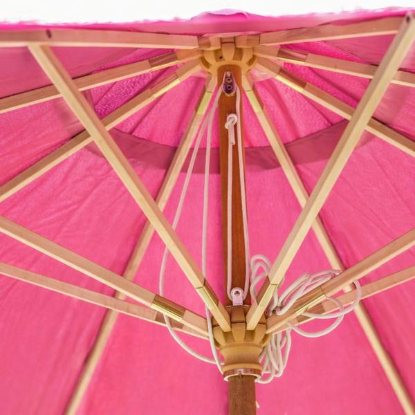 The Garden Marketplace 3m Premium Hardwood Garden Parasol Umbrella