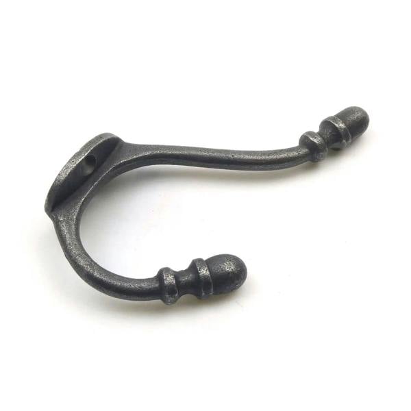 Antique Cast Iron Acorn Design Coat Hook 130mm - Pack of 5 Hooks