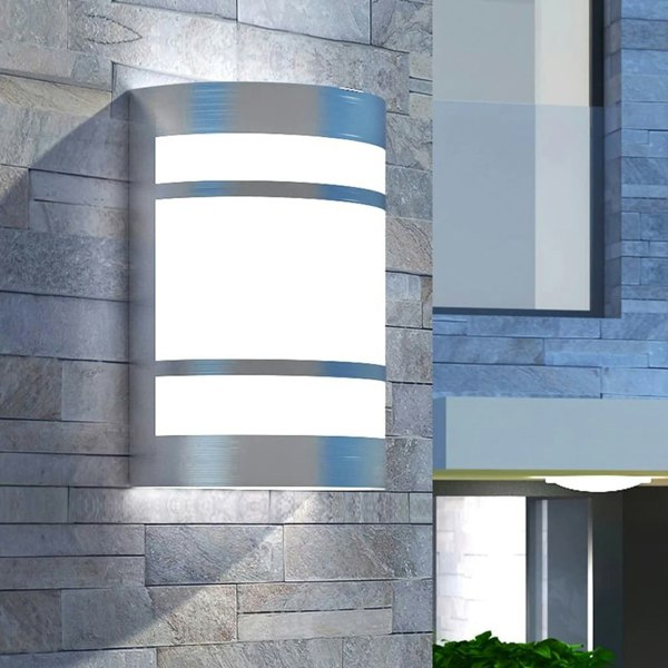 Berkfield Outdoor Wall Light Stainless Steel