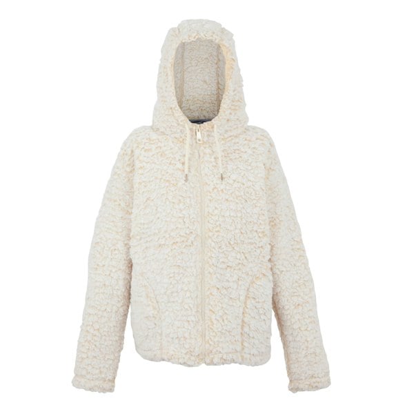 Regatta Women's Zelpha Fluffy Hooded Fleece Jacket - Light Vanilla