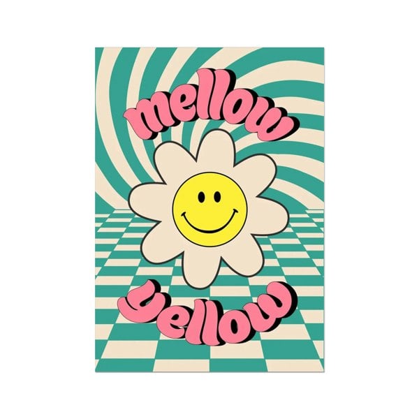 Flower Power Typography Poster