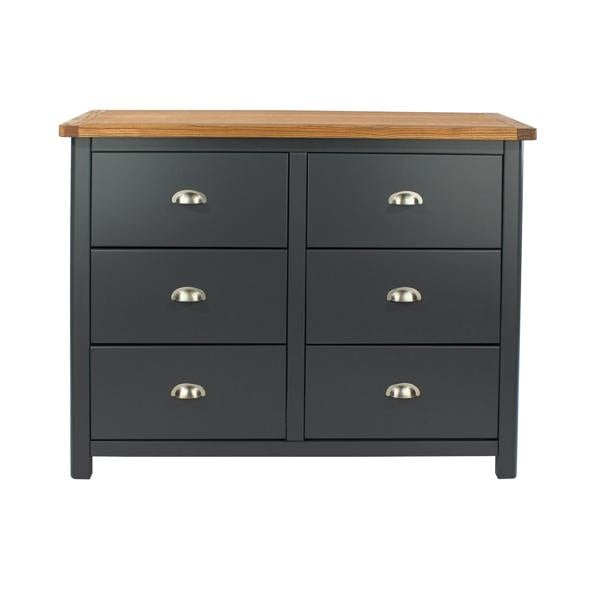 Core Products Dunkeld 3 + 3 Wide Chest of Drawers