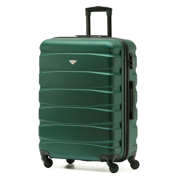 Flight Knight 25" Medium Suitcase Check-in Hold Luggage Hard Shell 4 Wheels TSA Lock