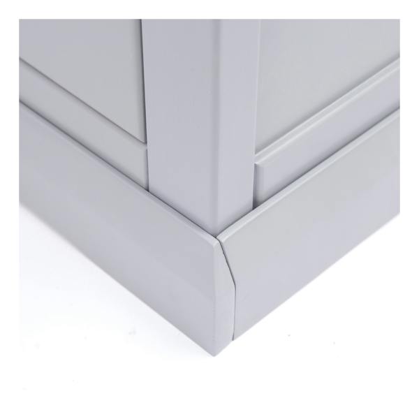 Cabinet Bits Rocca 4 Drawer Chest of Drawers Chrome Knob