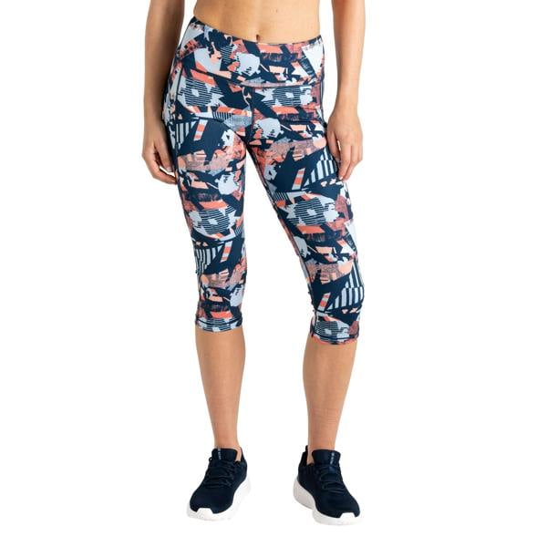 Regatta Womens/Ladies Influential II Geometric 3/4 Length Leggings - Multicoloured - 