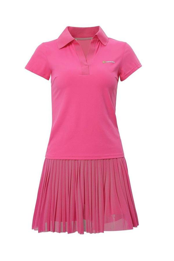 Anniou Women 2 Piece Tennis Skirt Set