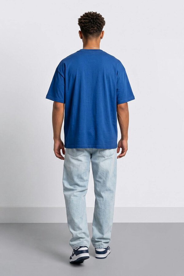London Attitude Oversized Heavyweight Angel Graphic T-Shirt