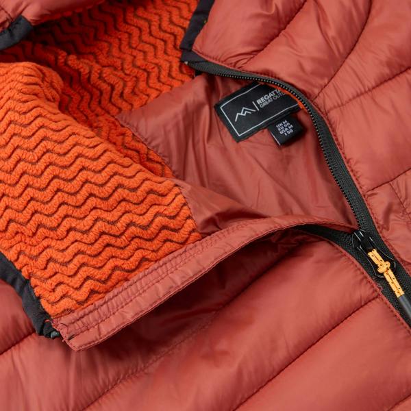 Regatta Mens Lightweight Padded Jacket - Burnt Henna/Black