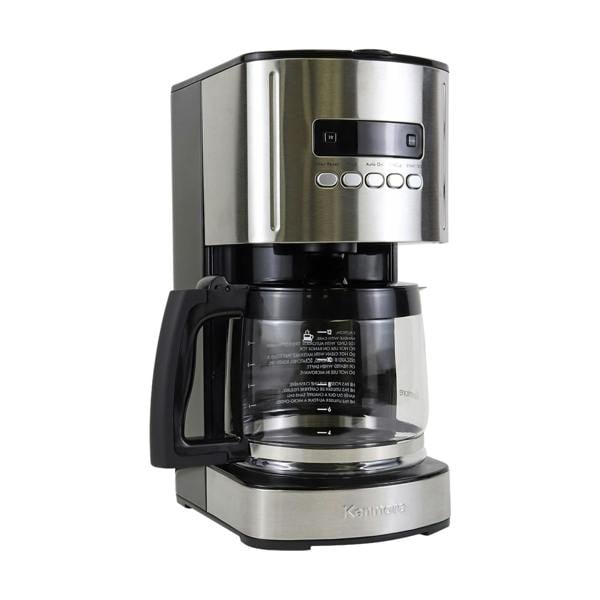 Kenmore Coffee Maker 12-Cup Filter Coffee Machine 1.8L Programmable Timer Drip Coffee Machine Black