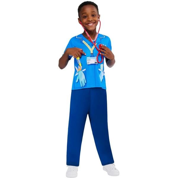 Bristol Novelty Childrens/Kids Nurse Costume Set - Blue - 