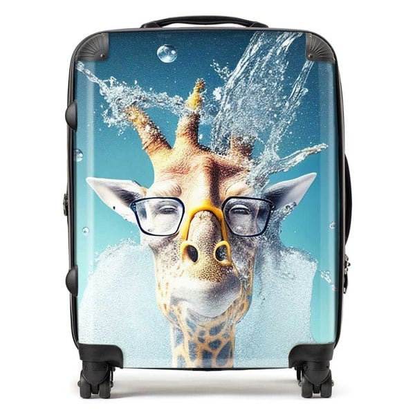 Warren Reed Giraffe Splashart Suitcase