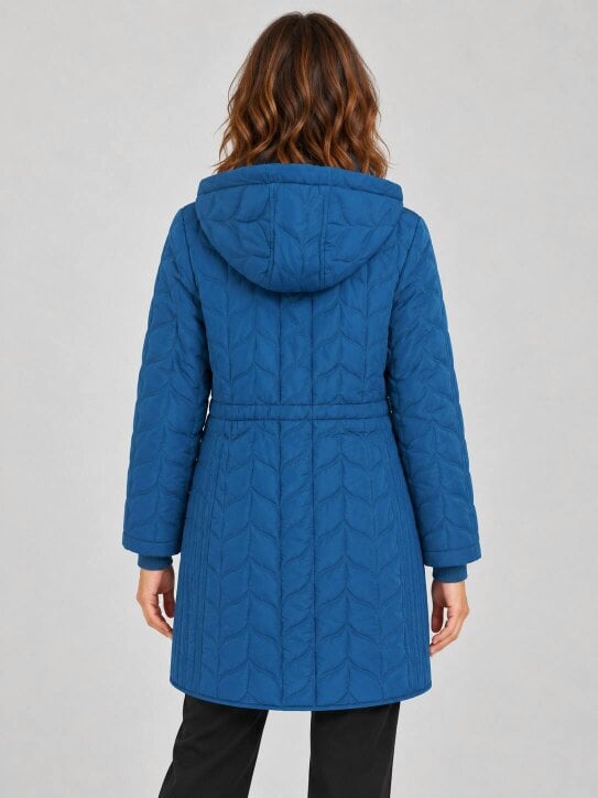 TIGI Hooded Long Line Coat