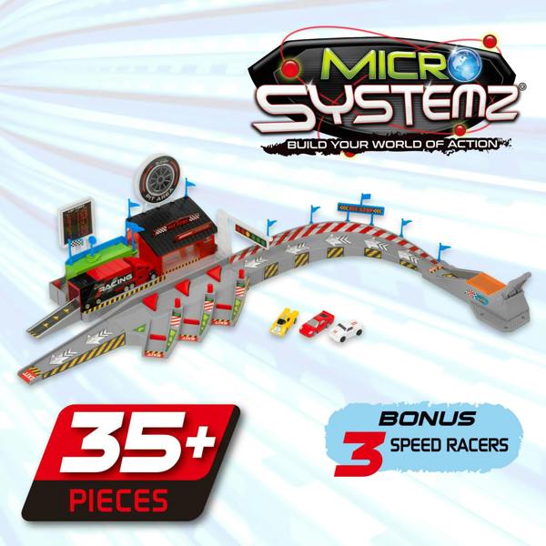 Micro Systemz Pit Stop Playset