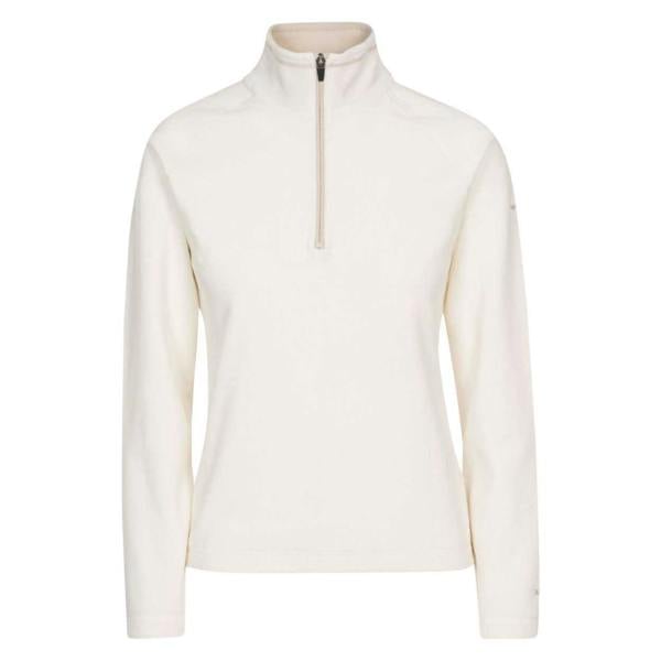 Trespass Womens Skylar Fleece Top - Ghost White