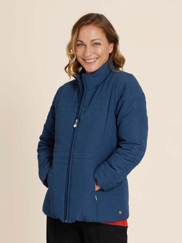 PennyPlain Quilt Jacket - Midnight Blue