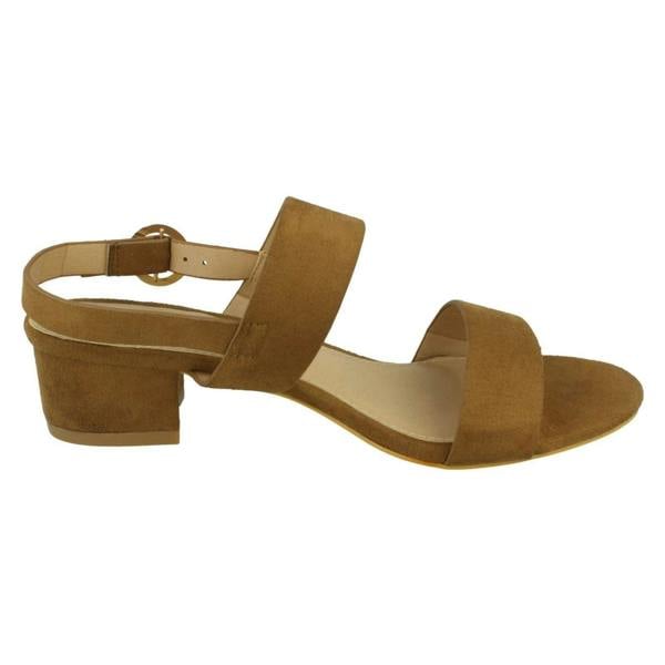 Spot On Ladies Spot On Block Heel Mules F12014