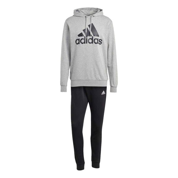 Adidas Mens Big Logo French Terry Tracksuit - Grey/Black