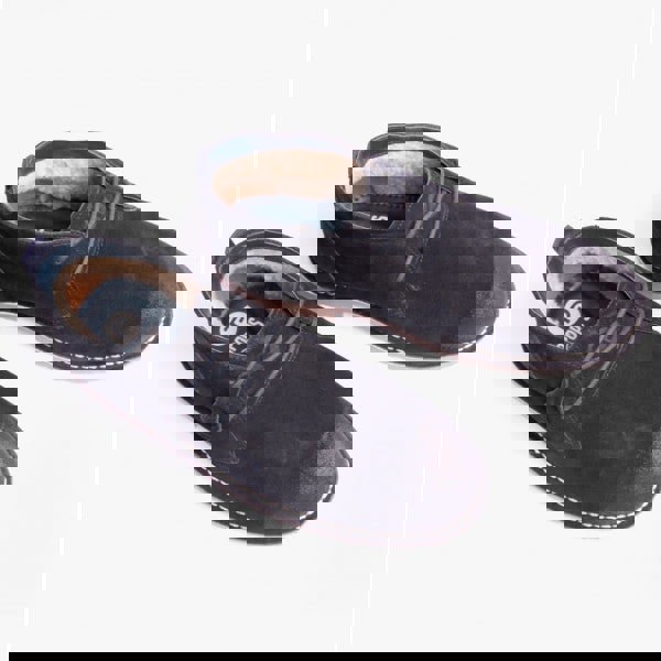 Popps COOPER Mens Desert Boots Navy