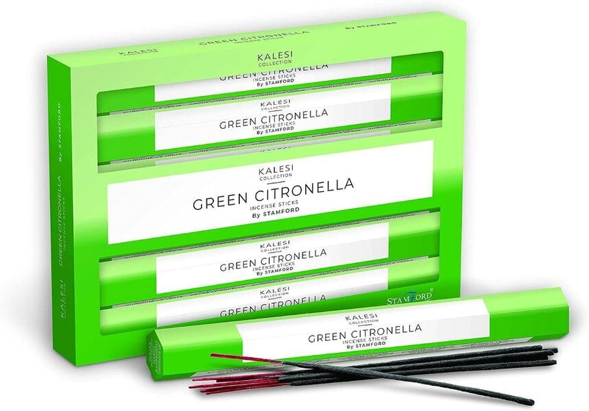 Kalesi Collection Green Citronella Incense Sticks Pack of 6