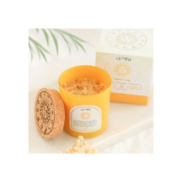 Serano Gemini Lavender & Cedarwood Gemstone Zodiac Candle