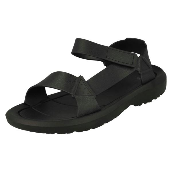 Spot On Ladies Spot On Strappy Adjustable Sandals F00398
