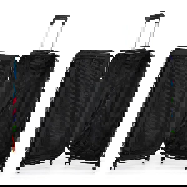 Infinity Luggage Hard Shell Suitcase Flower Heart Printed Luggage Travel Bag