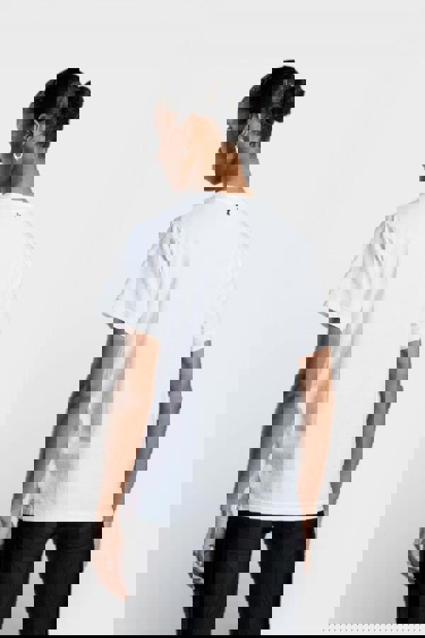 Mugler Logo Print Oversized Tee Warm White