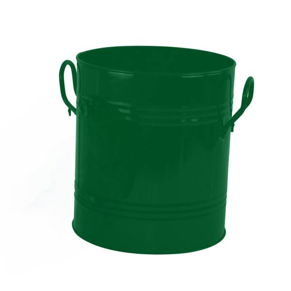 Leecroft Metal Mini Bin Green 12 x 10'' - One Colour - 
