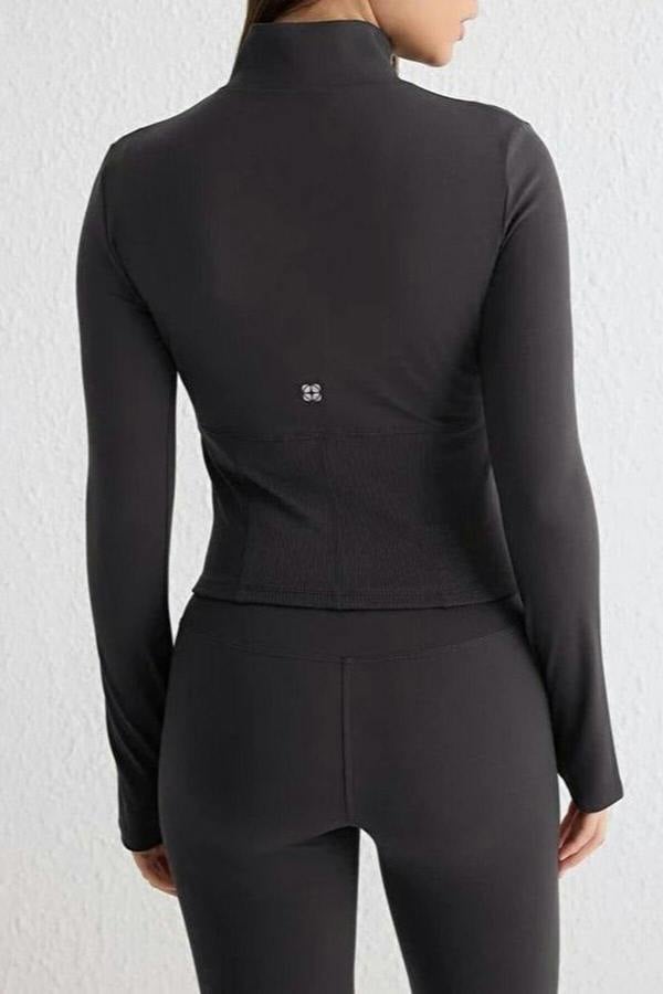 WOVCOR Thumbhole Knitted Sports Jacket