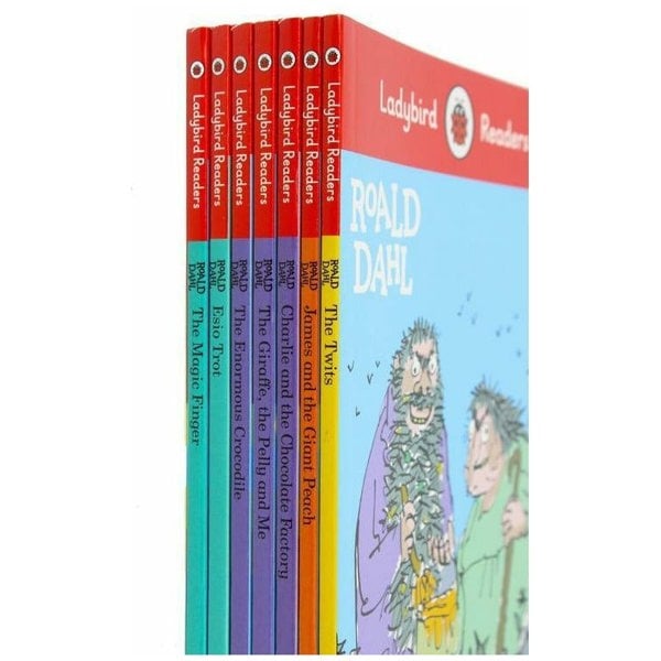 Ladybird Education Ladybird Readers Roald Dahl Series 7 Books Collection Set (Level 1 - 4)