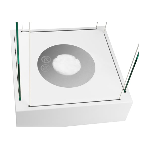 BIOFireplacesGMT Freestanding Bio Fireplace White Matt– Sunset Garden Mini Ventless