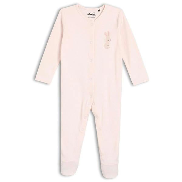 Baby Girls 2pk Rainbow Printed Sleepsuit, Multicolour - Minicuddles