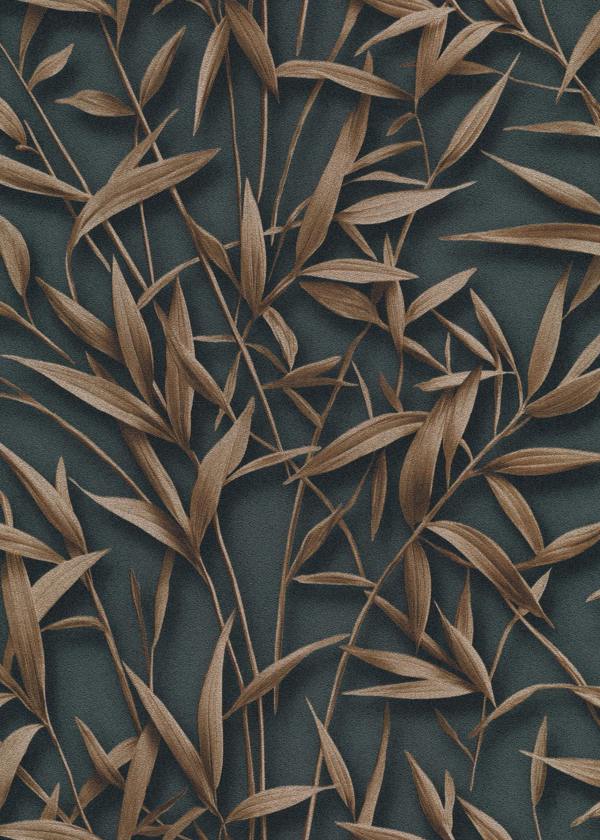 Erismann Golden Balance 3D Leaves Wallpaper