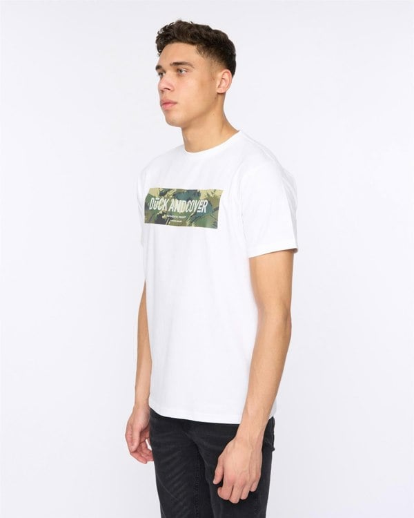 Duck and Cover Wayfirth T-Shirt - White