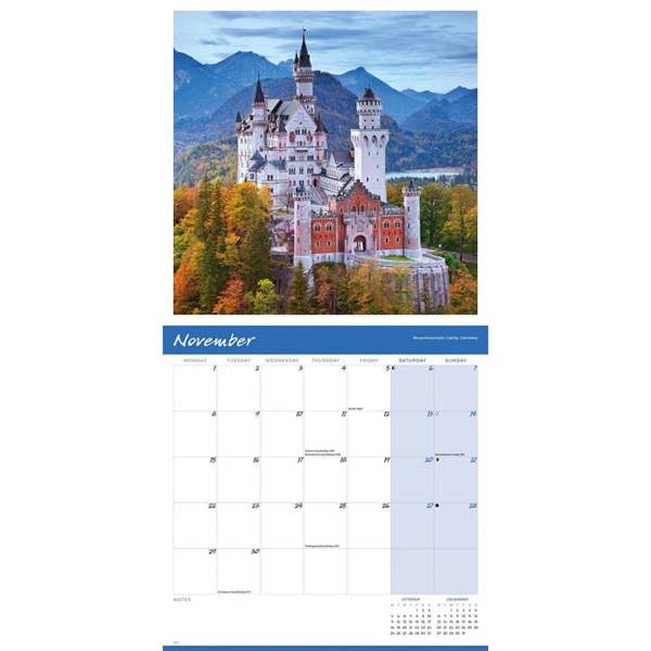 Europe Calendar 2027, Wall Calendars, Month To View, Travel, Gift