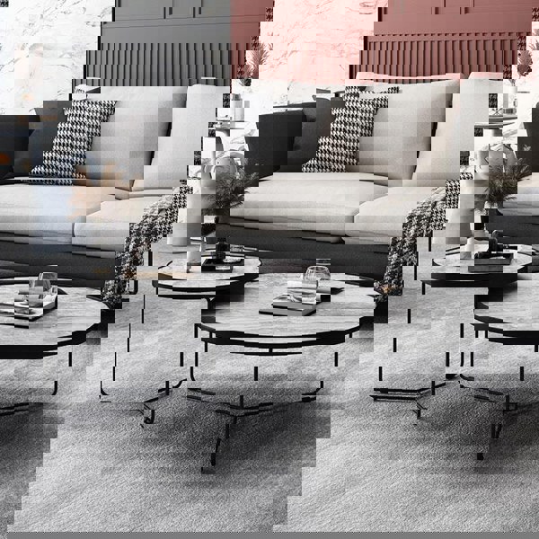 Cara Nesting Coffee Table Set-Weilai Concept-Weilai Concept