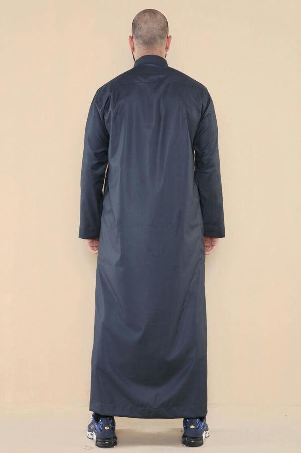 Infinity Leather Mens Thobe Jubba Saudi Ramadan Eid Islamic Kaftan Kaudara Arabic Jubbah