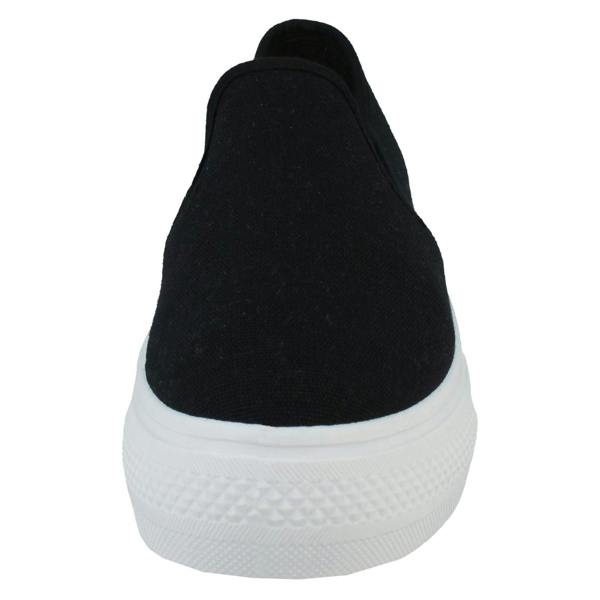 Spot On Ladies Spot On Chunky Sole Slip On Pumps F80556