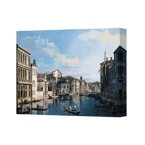 Benjamin Tate Design Venetian Canal Scene Canvas Wall Art 1968 Vintage Landscape