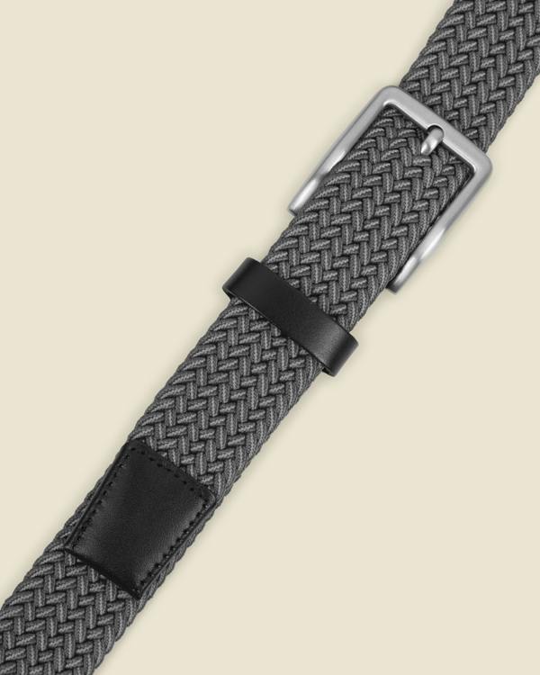 Larsson & Co Orre - Braided 2-Tone Elastic Woven Stretch Belt