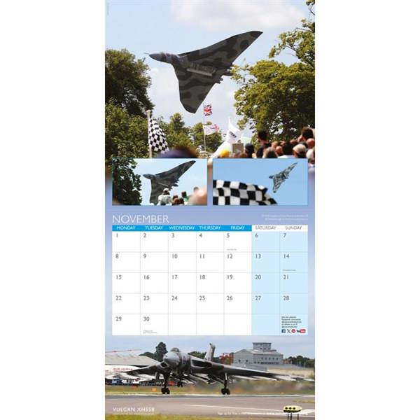 Vulcan XH558, The Spirit of Great Britain Calendar 2027, Wall Calendars, Month To View, History & Literature, Gift