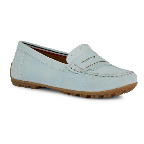 Geox D Kosmopolis Moccasins Female - Light Blue